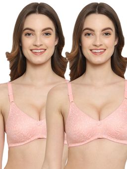 Floret - Non Padded Medium Coverage T-Shirt Bra (Pack of 2)