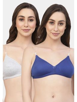 Floret - Non Padded & Wire Free Medium Coverage Backless Bra (Pack of 2)
