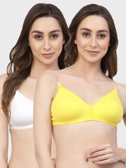 Floret - Non Padded & Wire Free Medium Coverage Backless Bra (Pack of 2)