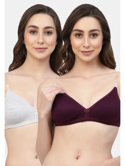 Floret - Non Padded & Wire Free Medium Coverage Backless Bra (Pack of 2)
