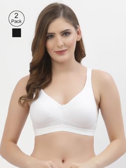 Floret - Women Non Padded & Wire Free Full Coverage Minimizer Bra (Pack of 2)