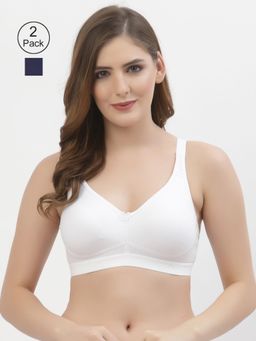 Floret - Women Non Padded & Wire Free Full Coverage Minimizer Bra (Pack of 2)