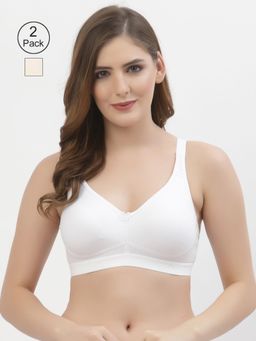 Floret - Women Non Padded & Wire Free Full Coverage Minimizer Bra (Pack of 2)