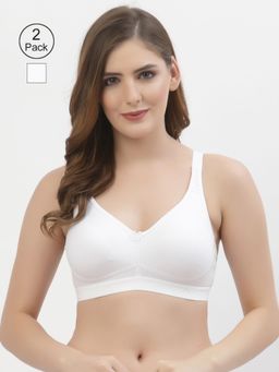 Floret - Women Non Padded & Wire Free Full Coverage Minimizer Bra (Pack of 2)