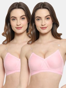 Floret - Non Padded & Wire Free Full Coverage Bra (Pack of 2)
