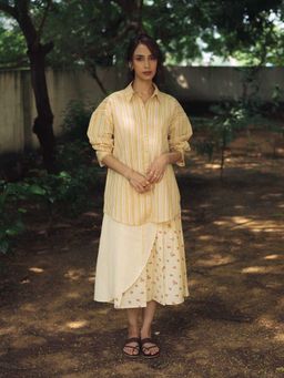 Taru Jaipur - Kyoto Yellow Stripe Shirt