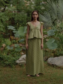 Taru Jaipur - Malmo Green Solid Top