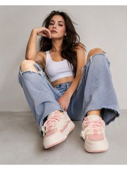 Drop Bold - Women Pink Fashion Sneakers