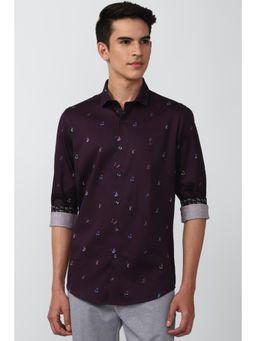 Simon Carter - Purple Printed Shirt