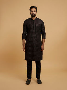 Twamev - Men Green Splendour Kurta with Pyjama