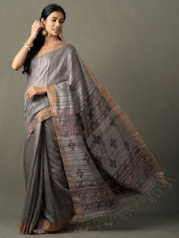 Fabindia - Silk Matka Jamdani Sari