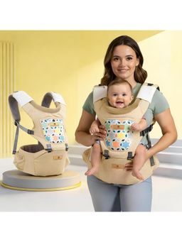 StarAndDaisy - 4-in-1 Baby Carrier with Comfortable Soft Hip Seat-Beige-0-3 Years