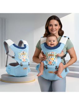 StarAndDaisy - 4-in-1 Baby Carrier with Comfortable Soft Hip Seat-Blue-0-3 Years