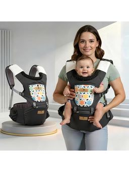 StarAndDaisy - Baby Carrier with Adjustable Height and Waist Strap-Black-0-3 Years