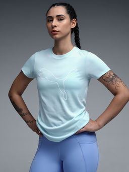 Puma - Train All Day Logo Womens Training T-Shirt