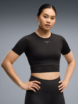 Puma - X Hyrox Pwrmode Womens Black Crop T-Shirt