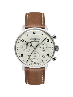 Zeppelin - LZ 129 Hindenburg Chronograph|Date|Small Seconds Analog Dial Beige Watch - 80865_N (M)
