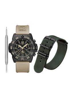 Luminox - SEAL Foundation Chronograph|Date|Small Seconds Analog Dial Black Watch - XS.3590.NSF.SET (M)
