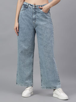 Cantabil - Blue Solid Jeans