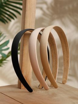 Stol'N - Solid Hair Bands -Multi-Color (Pack of 3)