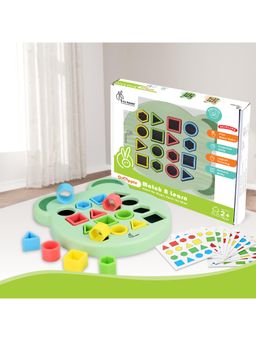 R for Rabbit - Orapple Match N Learn Shape Sorter Green Multi ORMNLGM2