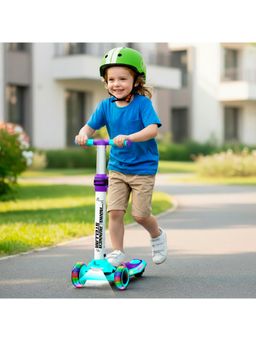 R for Rabbit - Road Runner Stellar Scooter Green Purple SRRRSGP14