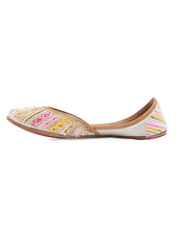NR by Nidhi Rathi - Multi-Colored Embellished & Embroidered Ethnic Juttis