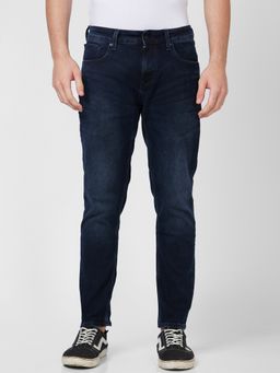 Spykar - Low Rise Slim Fit Narrow Length Navy Blue Jeans