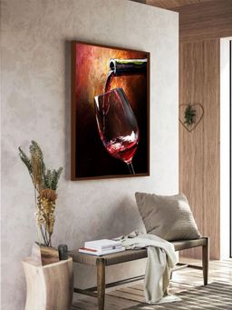 The Art House - Abstract Painting Multicolor (20X30 Inches)