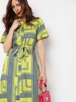 VERO MODA - Women Green Casual Wear Dress