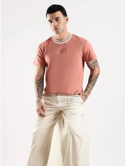 Calvin Klein - Embroidered Logo Relaxed Fit Cotton T-Shirt
