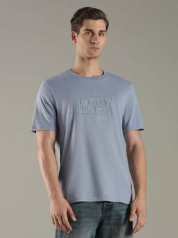 Tommy Hilfiger - Embroidered Logo Regular Fit Cotton T-Shirt