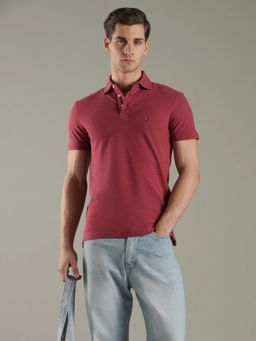 Tommy Hilfiger - Solid Slim Fit Cotton Polo T-Shirt