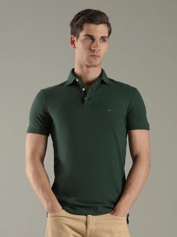 Tommy Hilfiger - Solid Slim Fit Cotton Polo T-Shirt