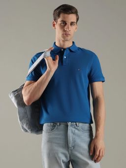 Tommy Hilfiger - Solid Regular Fit Cotton Polo T-Shirt