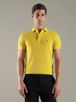 Tommy Hilfiger - Solid Slim Fit Cotton Polo T-Shirt