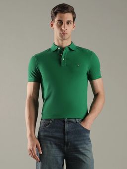 Tommy Hilfiger - Solid Slim Fit Cotton Polo T-Shirt