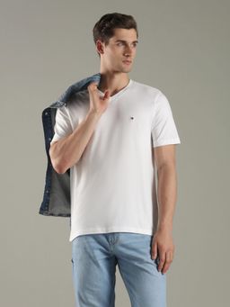 Tommy Hilfiger - Solid Regular Fit Cotton T-Shirt