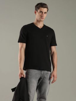 Tommy Hilfiger - Solid Regular Fit Cotton T-Shirt