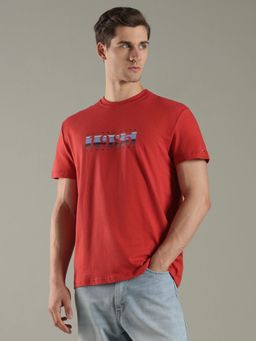 Tommy Hilfiger - Typographic Regular Fit Cotton T-Shirt