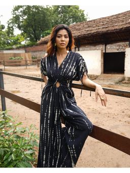 Dorabi - Black Tie & Dye Gloria Jumpsuit