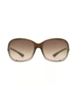 Tom Ford - FT0008 61 38F. Brown Solid Acetate Butterfly Sunglasses (61)