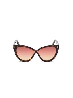Tom Ford Eyewear - Tom Ford FT0511 59 52B Pink Printed Acetate Cat Eye Sunglasses (59)