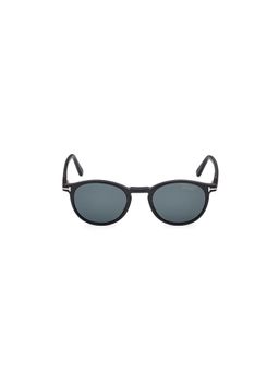 Tom Ford Eyewear - Tom Ford FT0539 48 02V Grey Solid Acetate Round Sunglasses (48)