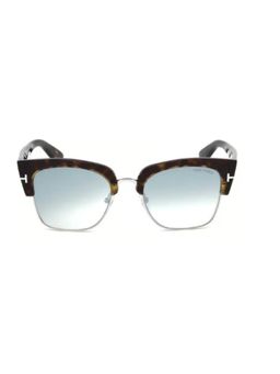 Tom Ford Eyewear - Tom Ford FT0554 55 52X Blue Printed Acetate Phantos Sunglasses (55)