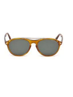 Tom Ford Eyewear - Tom Ford FT0556 53 53N Green Solid Acetate Pilot Sunglasses (53)