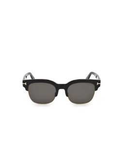 Tom Ford Eyewear - Tom Ford FT0597 53 01D Grey Solid Acetate Square Sunglasses (53)