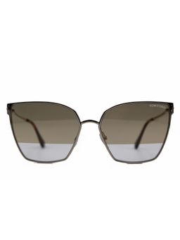 Tom Ford Eyewear - Tom Ford FT0653 59 28B Grey Solid Metal Cat Eye Sunglasses (59)