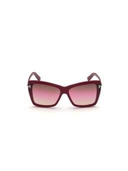 Tom Ford - FT0849 64 69F. Pink Solid Acetate Cat Eye Sunglasses (64)