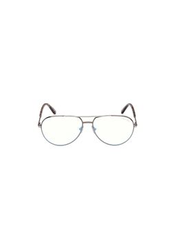 Tom Ford Eyewear - FT5829-B 57 008. Grey Solid Metal Pilot Eyewear Frame (57)